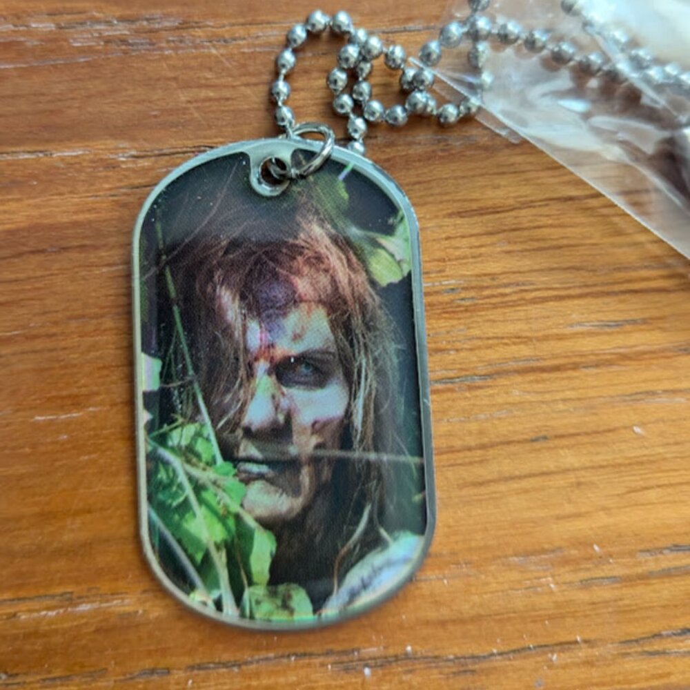Rare holographic Walking Dead dog tag